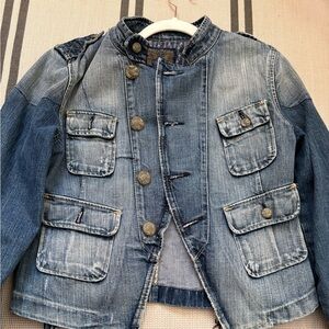 Ralph Lauren Distressed Blue Jean Jacket